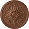 Ekena Millwork Bradford Ceiling Medallion (Fits Canopies up to 6 5/8"), 32 5/8"OD x 2"P, Polished Copper CM32BRPOS - alternate 1